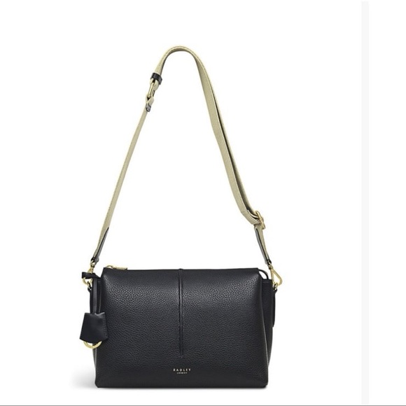 Black Leather Shoulder Bag radley London collection bag